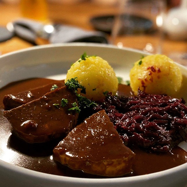 Restaurant Die Wilgans, Gericht, Sauerbraten