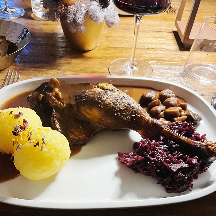 Restaurant Die Wilgans, Gericht, Gänsekeule