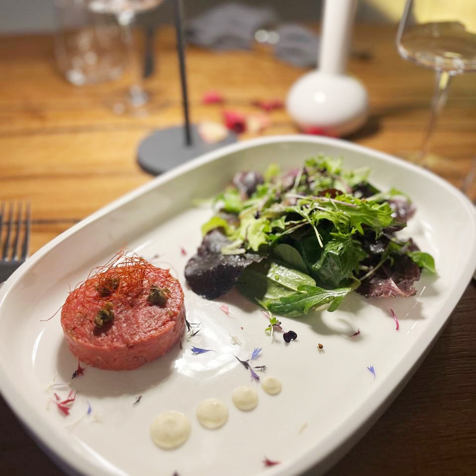 Restaurant Die Wilgans, Gericht, Beeftatar