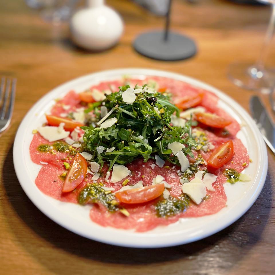 Restaurant Die Wilgans, Gericht, Rinder-Carpaccio