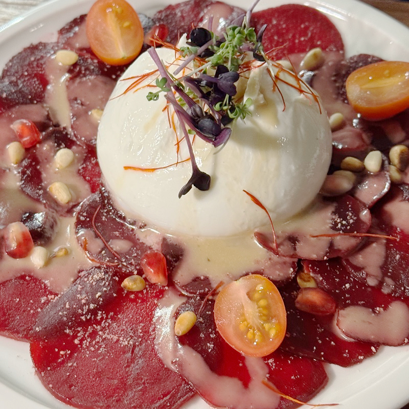Restaurant Die Wilgans, Gericht, Erdbeer-Rhabarber-Ragout