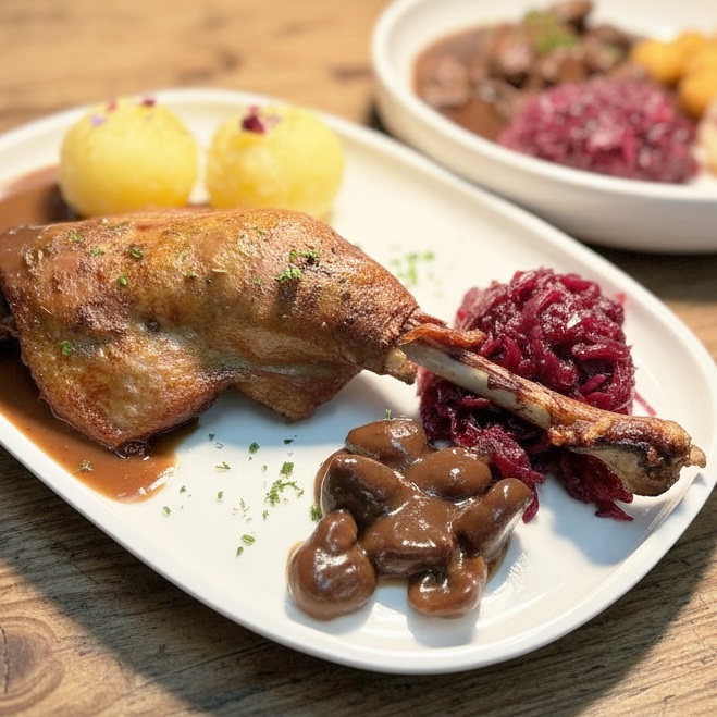 Restaurant Die Wilgans, Gericht, Gans, Gänseessen